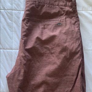 Red Hurley shorts for men size 34